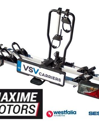 PORTABICI DA GANCIO TRAINO VSV E2 XL per Furgoni