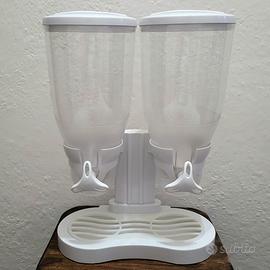 Doppio Dispenser Cereali Frutta Secca 2 Erogatori