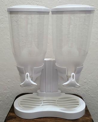 Doppio Dispenser Cereali Frutta Secca 2 Erogatori