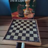 Gioco della Dama in legno