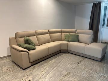 Divano  angolare moderno  , color beige
