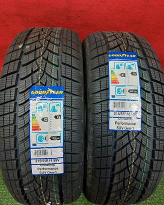 215 55 18 Gomme Invernali GoodYear Nuove 215 55 18