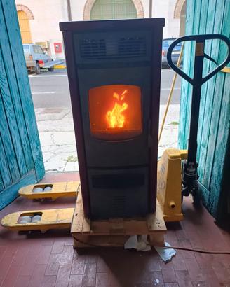 stufa a pellet 12kw canalizzata