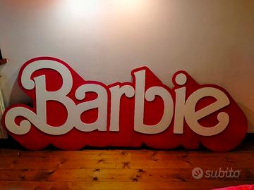tabella insegna pubblicitaria Barbie 