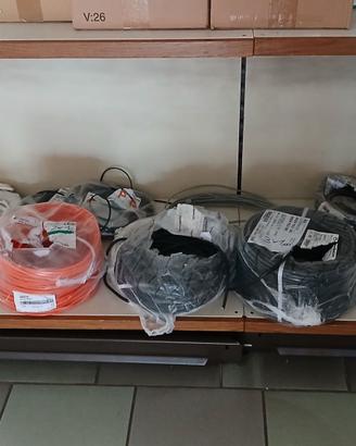 Stock cavo elettrico misto