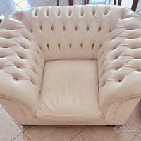 Poltrona Chesterfield VERA PELLE
