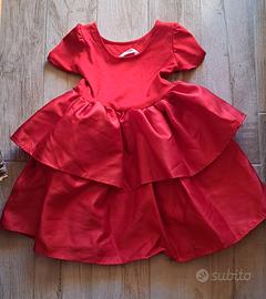 vestito bimba elegante con gonna a palloncino 