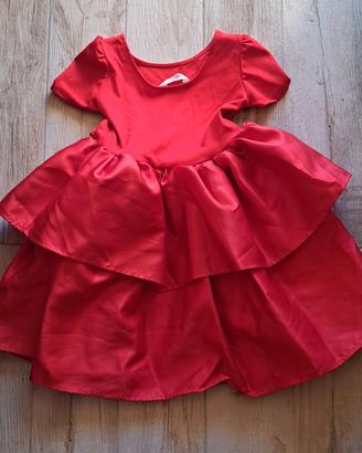 vestito bimba elegante con gonna a palloncino 