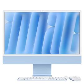 Apple iMac 24"Retina 4,5K M4 24gb 512 Blu Nuovo
