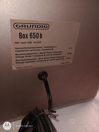 Casse monitor passive Grundig box 650 b.