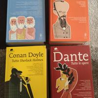 libri Dante ,Tragici Greci , Dostoevskij, Sherlock