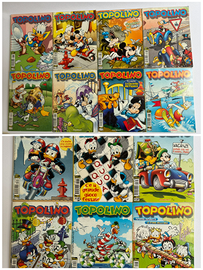 Lotto 14 albi Topolino Disney 2000-2007