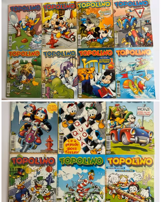 Lotto 14 albi Topolino Disney 2000-2007