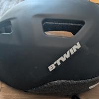 casco bici nero btwin