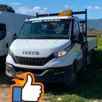 Iveco Daily 35c18 con gru Effer e ribaltabile