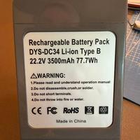 BATTERIA NUOVA COMPATIBILE DYSON DC34