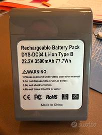 BATTERIA NUOVA COMPATIBILE DYSON DC34