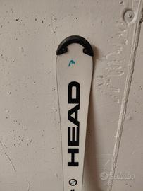 Head SL 126 cm + attacco F9 con rialzi