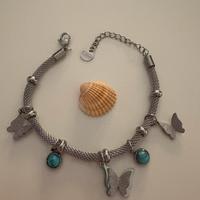 Bracciale nuovo – Farfalle & Turchese