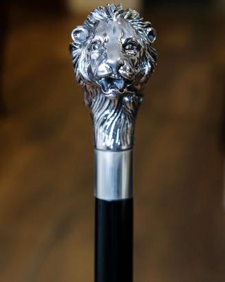 Bastone da passeggio pomolo argento 10g – LEONE