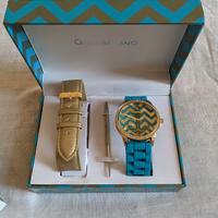 Orologio gino milano  nuovo set scatola cristalli