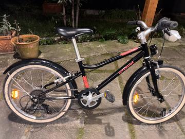 Bicicletta bambino trekking 500 nera 20 pollici