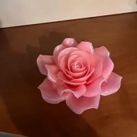 Candela a forma di rosa  nuova