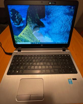HP Probook 450  G2 15.6 12GB SSD 240 batteria KO