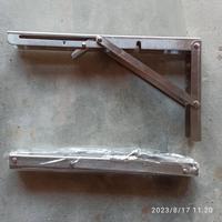 Staffe richiudibili acciaio per mensola da parete