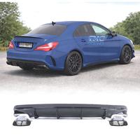 DIFFUSORE MERCEDES CLA C117 16-19 AMG NERO LUCIDO 
