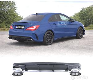 DIFFUSORE MERCEDES CLA C117 16-19 AMG NERO LUCIDO 