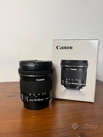 Canon efs 10-18mm f/4.5-5.6 IS STM
