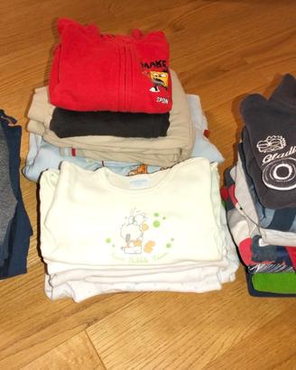 Lotto abbigliamento invernale bambino 24 mesi 