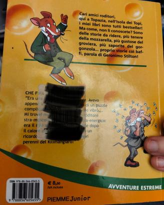 Libro bambini Geronimo Stilton