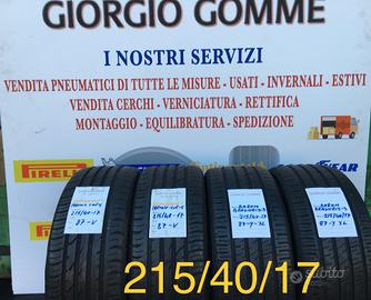 Gomme usate 215/40/17