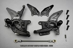 Pedane arretrate SPEED TRIPLE 1050 2005 2010 2008
