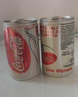 Lattine coca Cola olimpiadi di Torino 