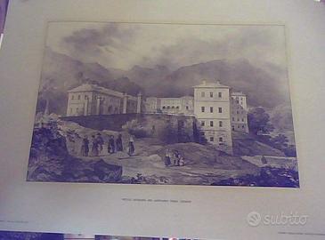 litografie/stampe del santuario di Oropa (BI)