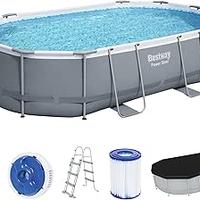 Piscina fuori terra ovale 488x305x107 con pompa sc