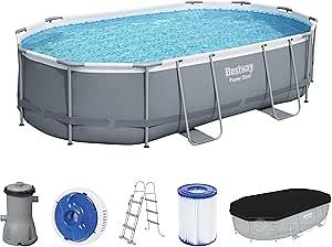 Piscina fuori terra ovale 488x305x107 con pompa sc