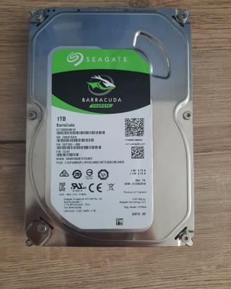 Hard disk interno Barracuda Seagate 1TB