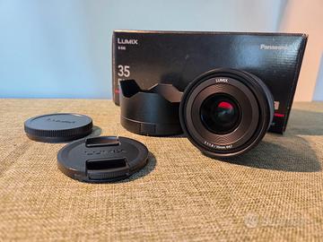 Obbiettivo Panasonic Lumix S 35mm f1.8