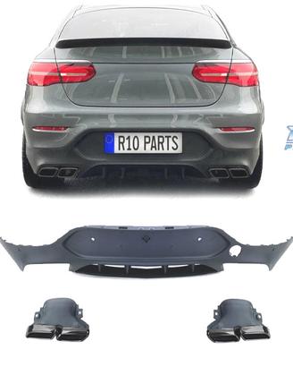 DIFUSORE MERCEDES GLC C253 COUPE 15-19 LOOK AMG GL
