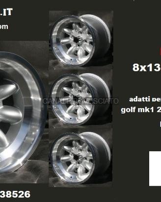 Cerchi minilite 8x13 4x100 et-6 volkswagen
