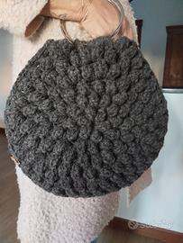 Borsa Donna in pura lana Fatta a mano 