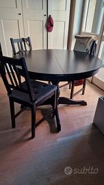 Tavolo ikea INGATORP con 4 sedie 