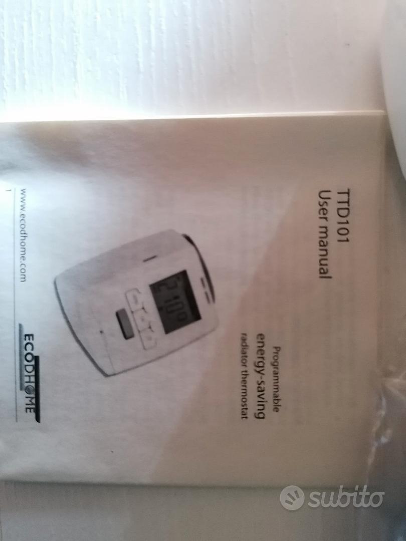 Testina termostatica digitale Ecodhome TTD101