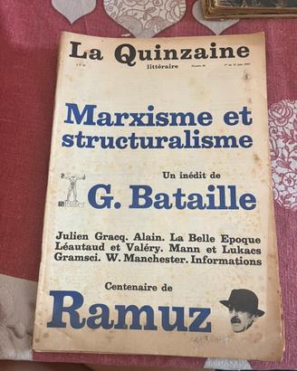 9 riviste La Quinzaine 1967/68 + Speciale letter.
