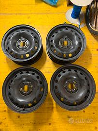 Cerchi Ferro Originali Fiat Doblò 15’’ + Coppe
