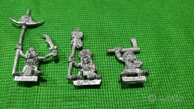 Warhammer Goblin Sciamani Ferro old Fantasy